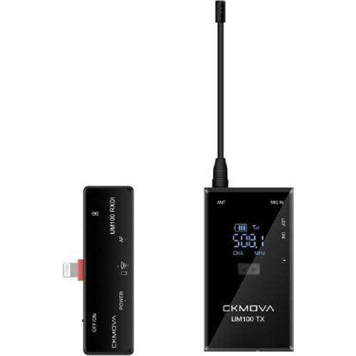 Ckmova UM100 Kit 5 UltraCompact 3.5mm Çıkış 2.4GHz Çift Kanallı Kablosuz Mikrofon