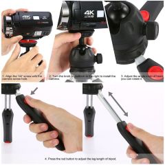 Andoer D6226 Mini Masaüstü Telefon Kamera Tripod