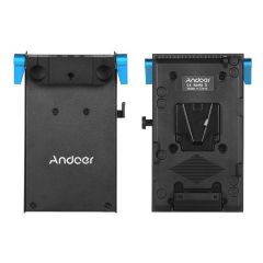 Andoer D6325 V Montaj V-Kilit Pil Plakası Adaptörü