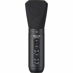 Tascam TM-250U Podcast Canlı Yayınlar ve Kayıt için Kulaklık Çıkışlı USB Mikrofon