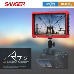 Sanger A7S Full HD 7'' IPS Kamera Monitör
