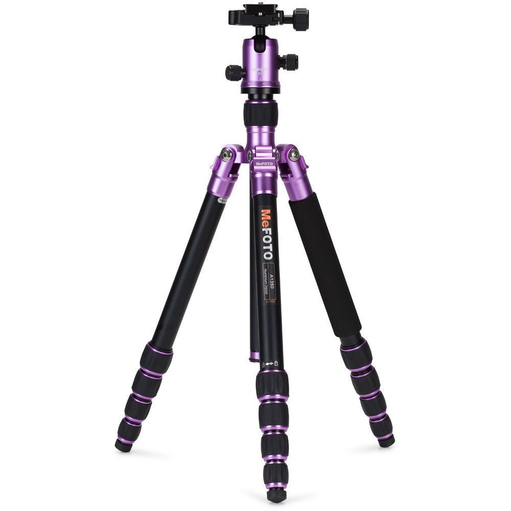 Mefoto A-1350Q1 Mag.Alum.Colorful Travel Angel Tripod Pembe