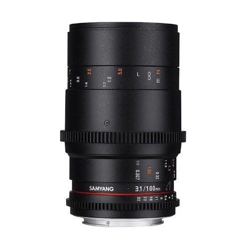 Samyang 100mm T3.1 ED UMC Cine Macro Lens (Fuji X)