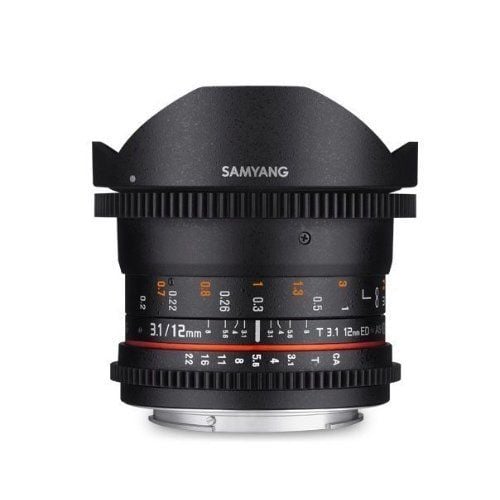 Samyang 12mm T3.1 ED AS NCS Fisheye Cine Lens (Sony E)