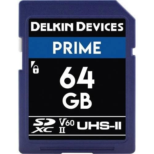 Delkin Devices 64GB Prime SDXC UHS-II U3/V60 Hafıza Kartı