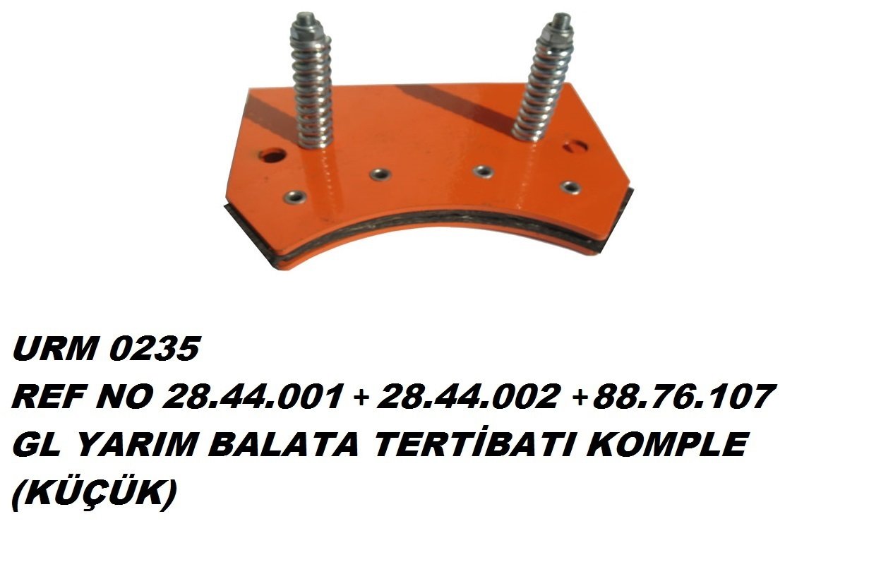 ÜST BEŞİK FRENLEME DİSK SAC TAKIM BALATALI REF NO : 09.44.009