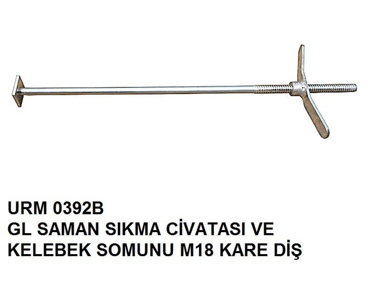 BALYA SIKTIRMA AYAR CIVATASI KARE DİŞ REF NO : 05.01.036