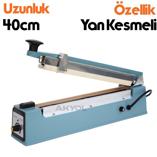 FS 400CY Yan Kesmeli Poşet Yapıştırma Makinası (40cm)