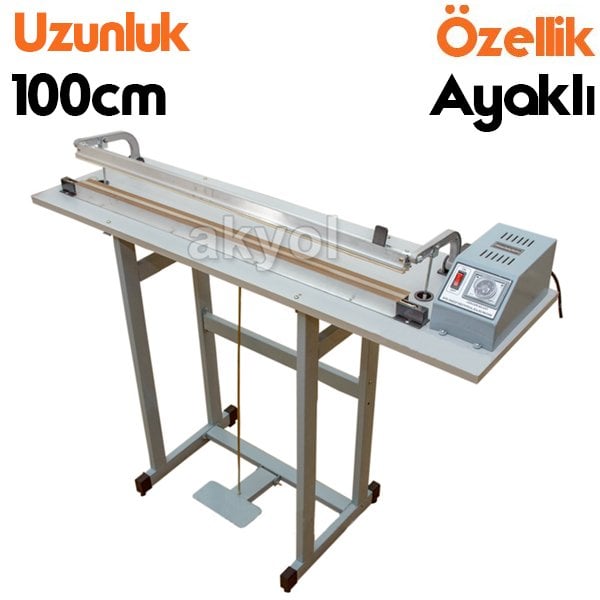 SFTD 1000 Ayaklı Poşet Yapıştırma Makinesi (Kesmeli)