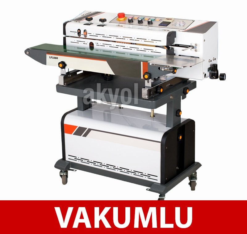 LF1080 Vakumlu ve Yürüyen Bantlı Poşet Yapıştırma Makinası