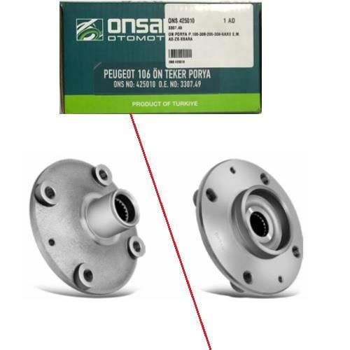 ÖN TEKER PORYA C15-AX-ZX-XSARA-106-306-205-309 TU MOTOR (CAP:35MM)