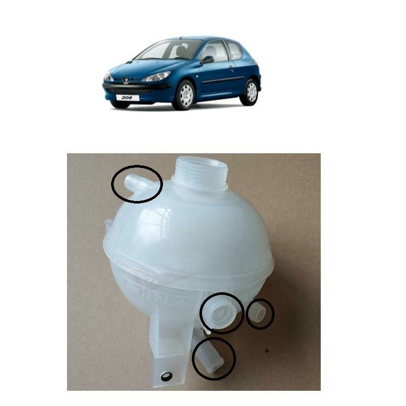 RADYATÖR YEDEK SU DEPOSU PEUGEOT 206 DV4(14HDI 8V) 2003- 132377