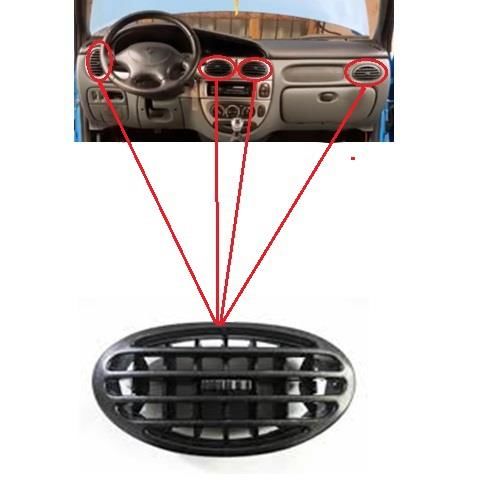 TORPİDO KALORİFER HAVALANDIRMA MEGANE 1 1995-2002 (1-ADET FİYATI)
