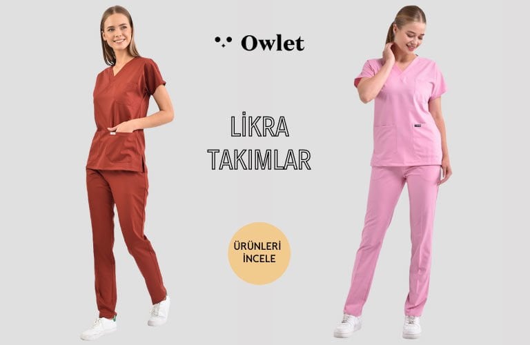 Likralı Hemşire Forması