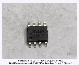 STM8362-N+P Groove -40V-5.8A 