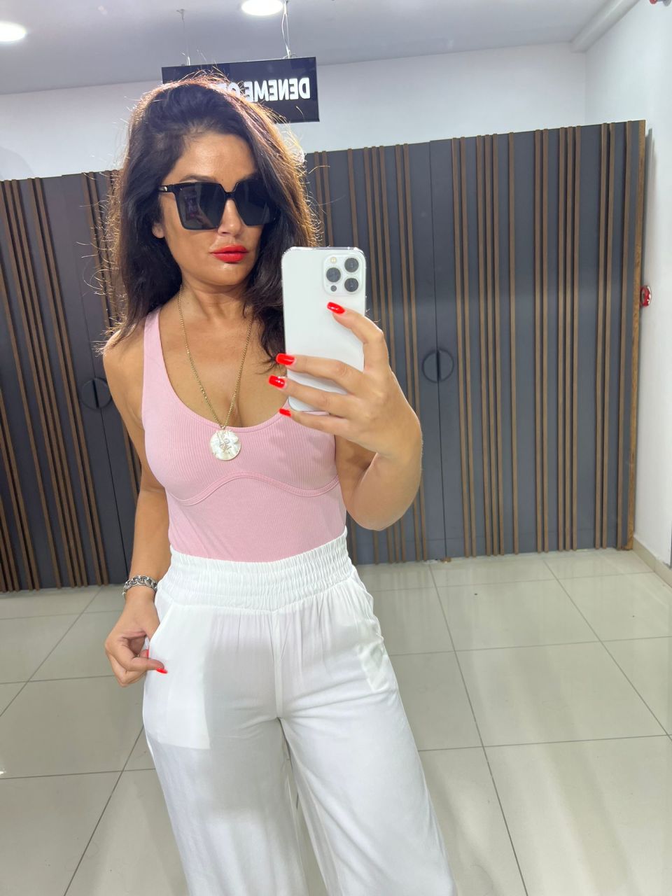 Fisca Kadın Pembe Bodysuit