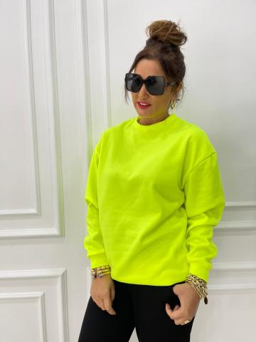 Leska Neon Sarı Sweat