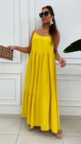 Capy Sarı Elbise