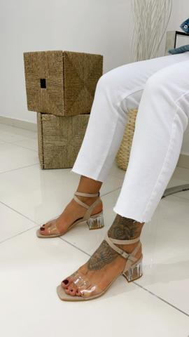 Shel Kadın Bej Topuklu Ayakkabı