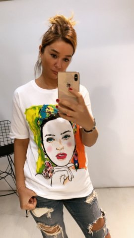 Woman Beyaz T-shirt