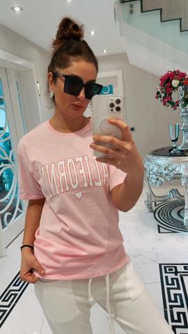 California Pembe T-shirt