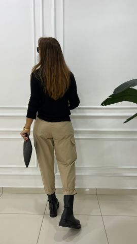 Caprina Kadın Taş Rengi Pantolon