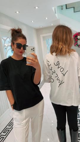 Love Self Siyah T-shirt