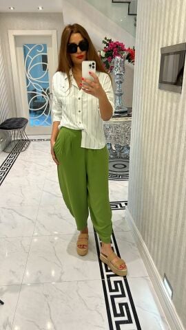 Jarro Kadın Yeşil Pantolon