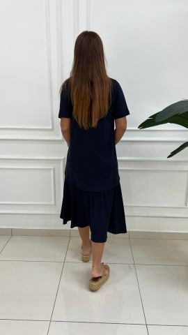 Piers Kadın Lacivert Elbise
