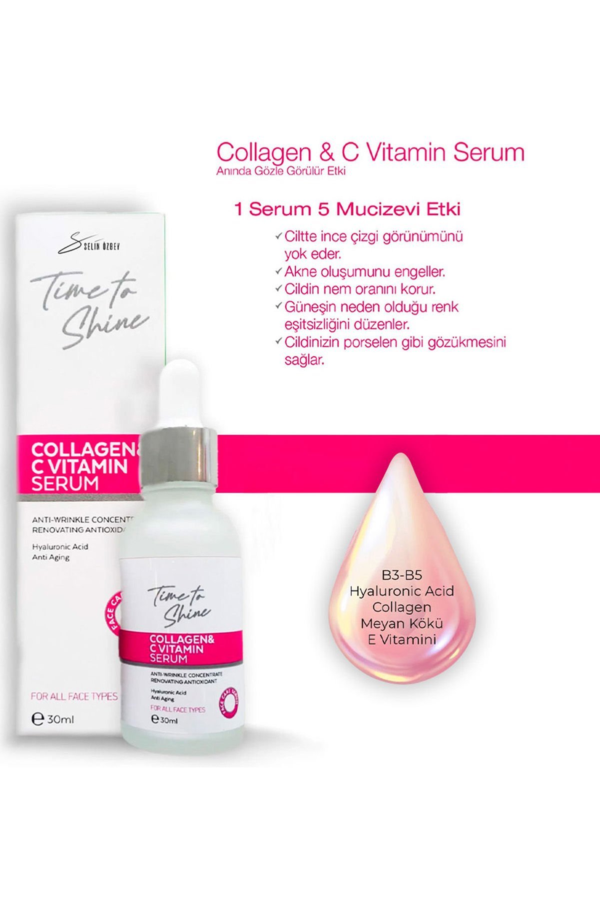 Time To Shine Collagen C Vitamin Serum