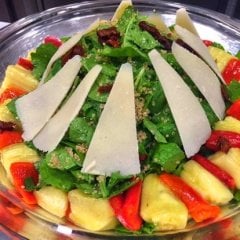 Roka Salatası, Köz Patlıcan ve Köz Biberli