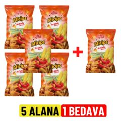 Afia Aficips Acılı Mısır Cips 50 gr 5 Alana 1Bedava