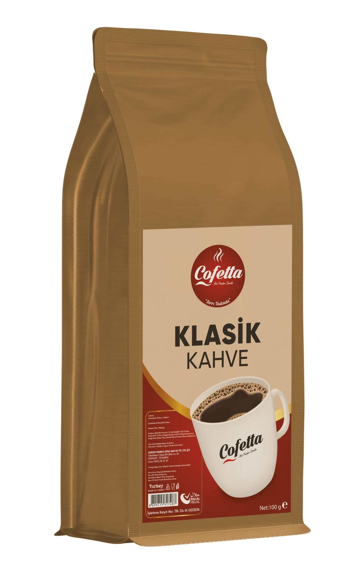 Cofetta Granül Klasik Kahve 100GR