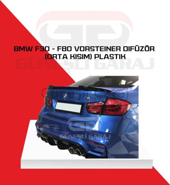 Bmw F30 - F80 Vorsteiner Difüzör (Orta Kısım) Plastik