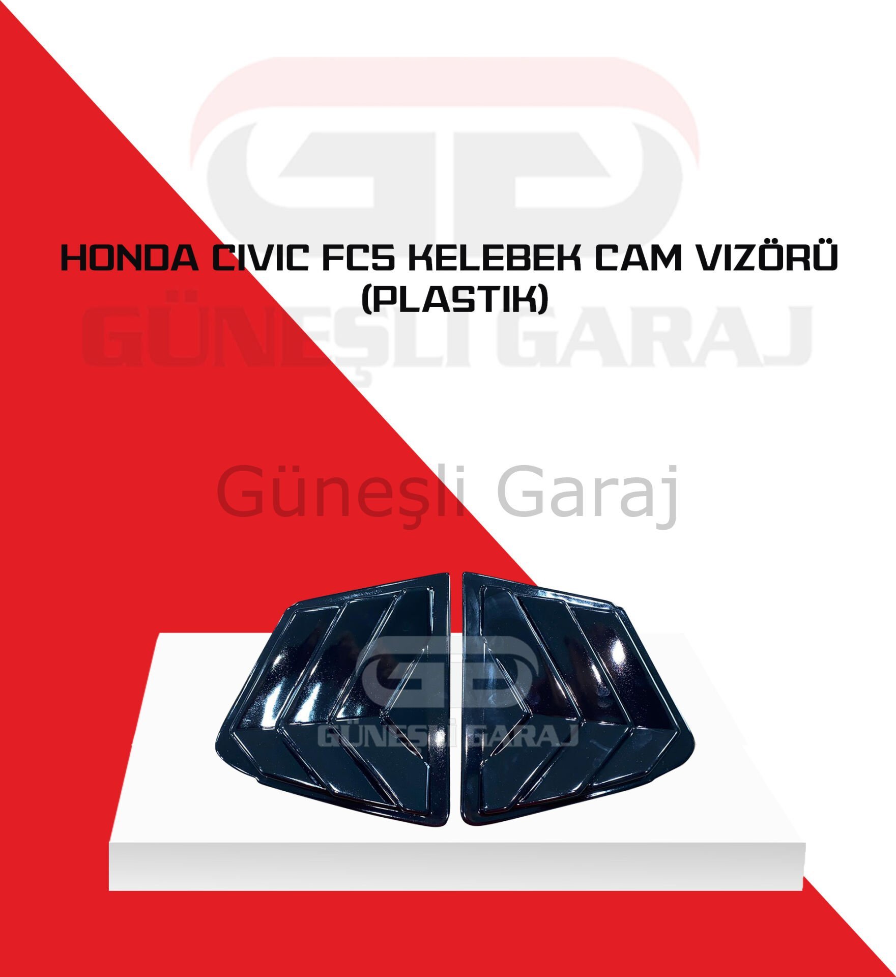 Honda Civic Fc5 Kelebek Cam Vizörü (Plastik)