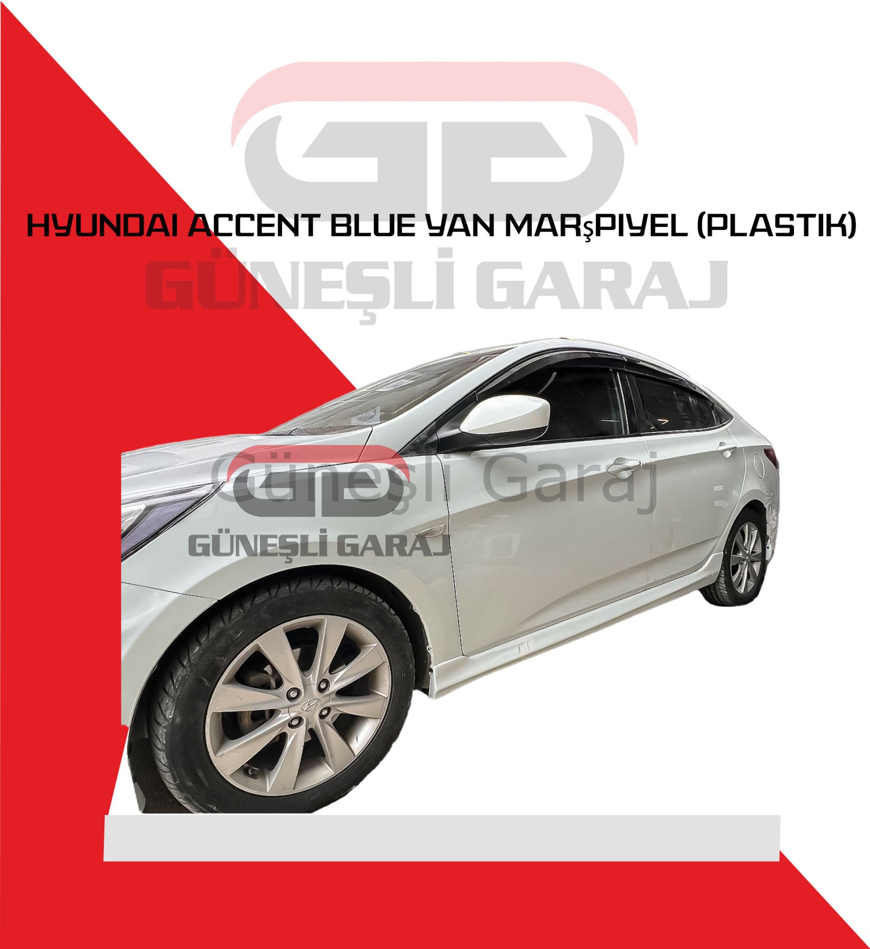 Hyundai Accent Blue Yan Marşpiyel (Plastik)