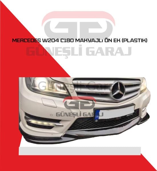 Mercedes W204 C180 Makyajlı Ön Ek (Plastik)