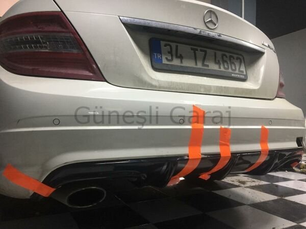 Mercedes W204 C180 Makyajsız Difüzör (Plastik)