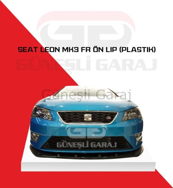 Seat Leon Mk3 Fr Ön Lip (Plastik)