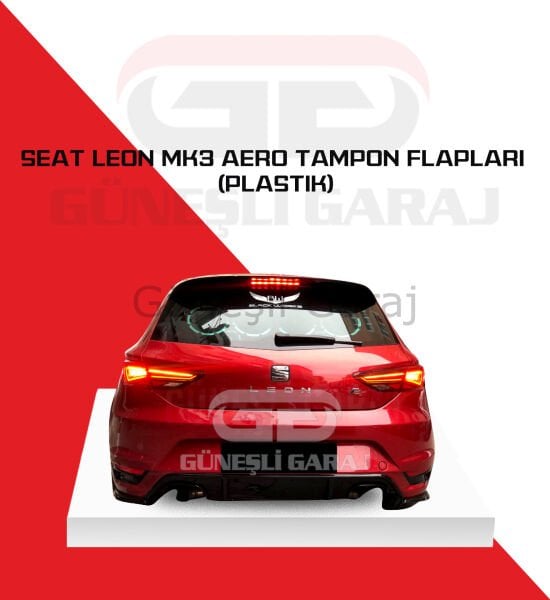 Seat Leon Mk3 Aero Tampon Sağ - Sol Flapları (Plastik)