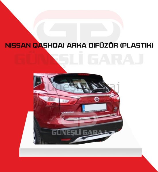 Nissan Qashqai Arka Difüzör (Plastik)
