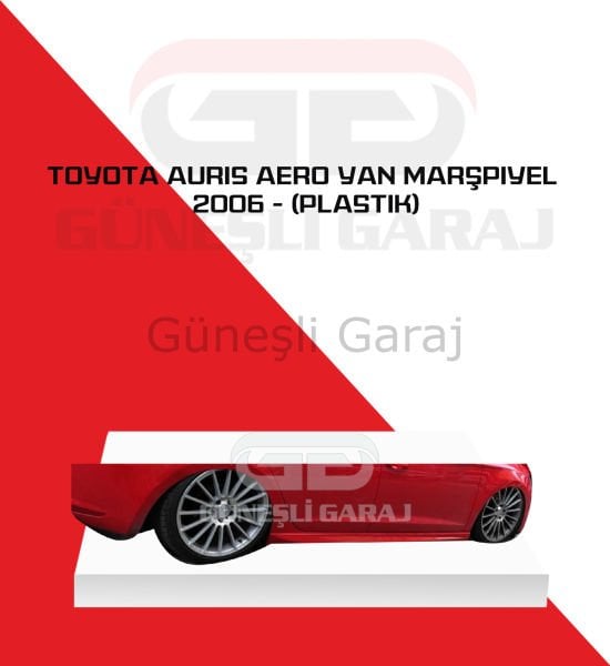 Toyota Auris Aero Yan Marşpiyel 2006 - (Plastik)