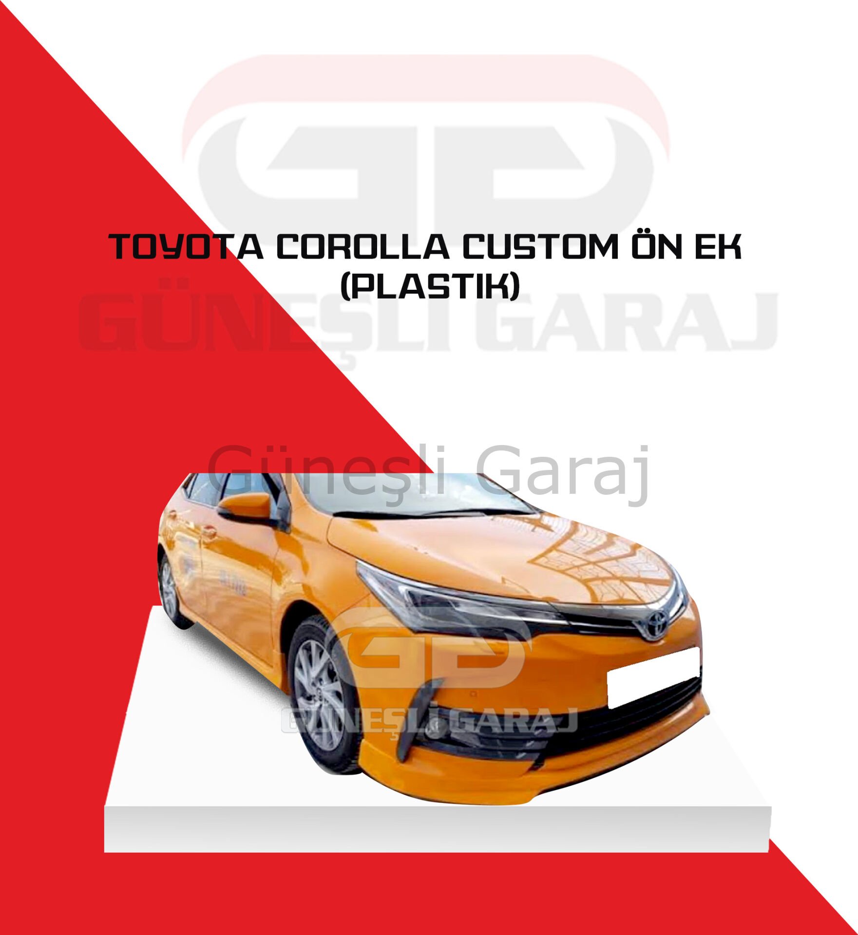 Toyota Corolla Custom Ön Ek (Plastik)