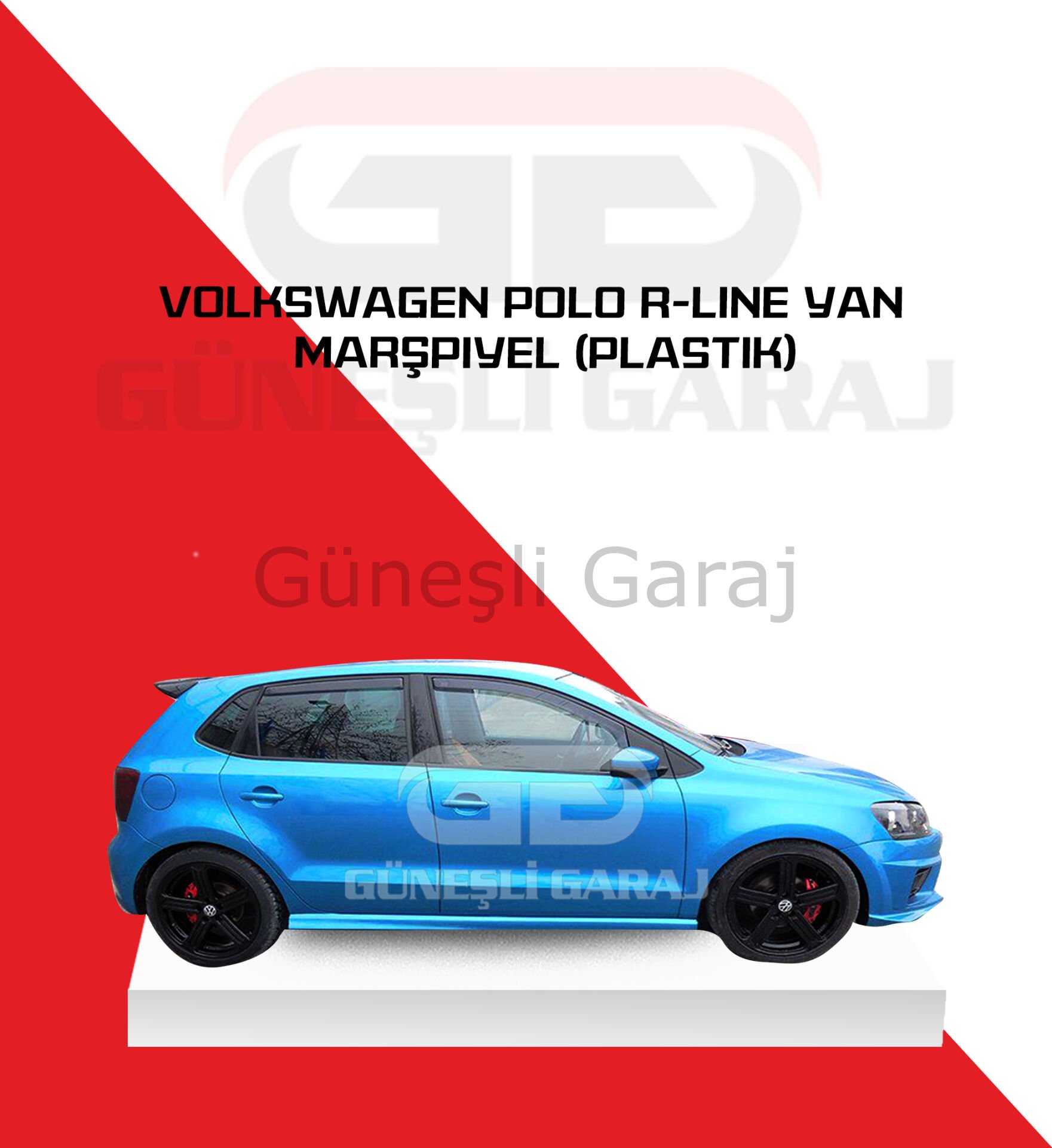Volkswagen Polo R-Line Yan Marşpiyel (Plastik)