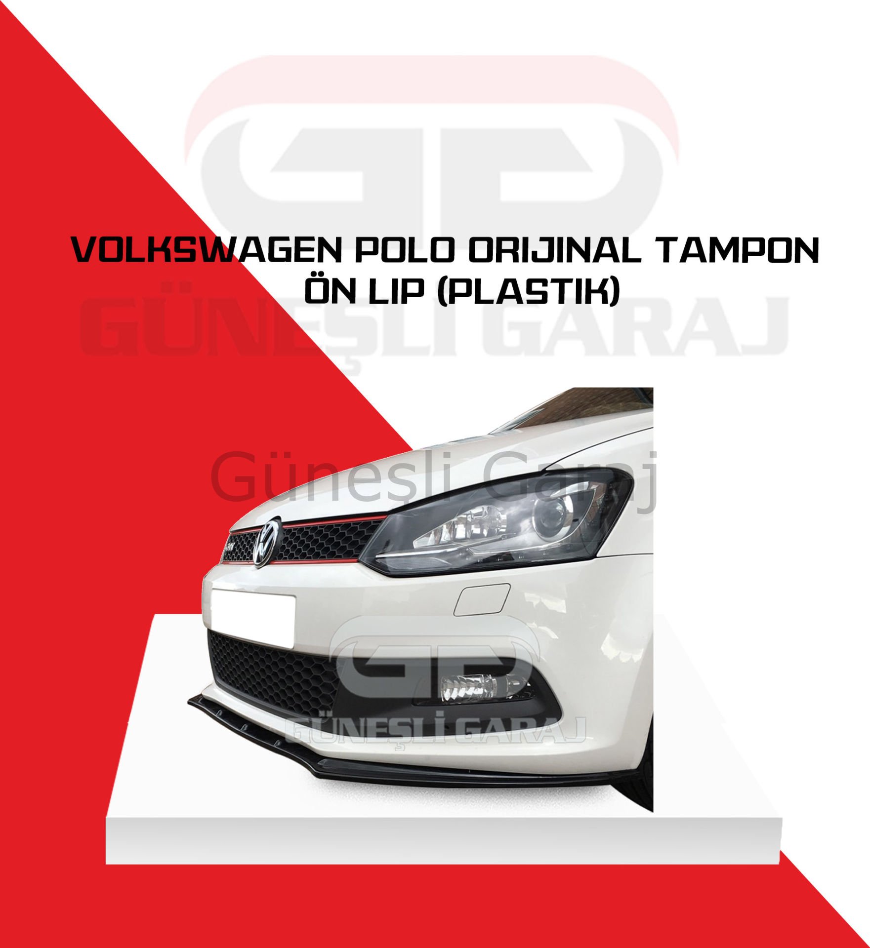 Volkswagen Polo Orijinal Tampon Ön Lip (Plastik)