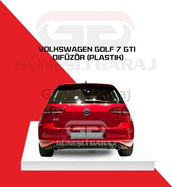 Volkswagen Golf 7 Gti Difüzör (Plastik)