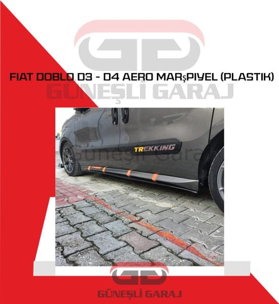Fiat Doblo D3 - D4 Aero Marşpiyel (Plastik)