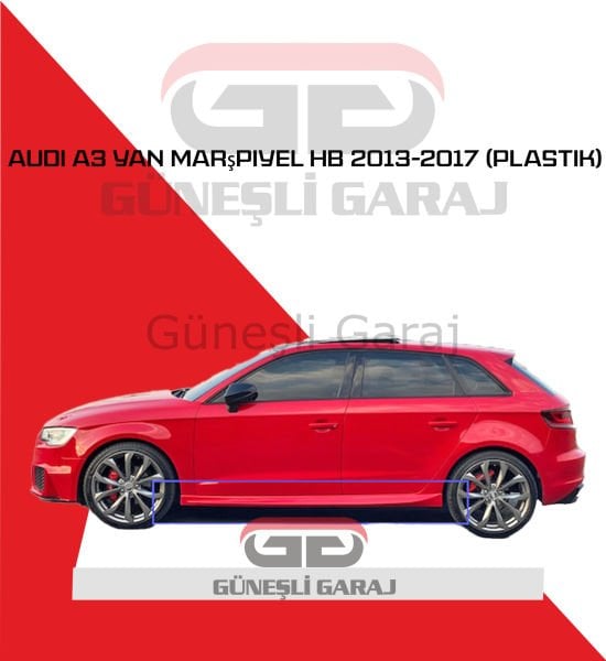 Audi A3 Yan Marşpiyel HB 2013-2017 (Plastik)