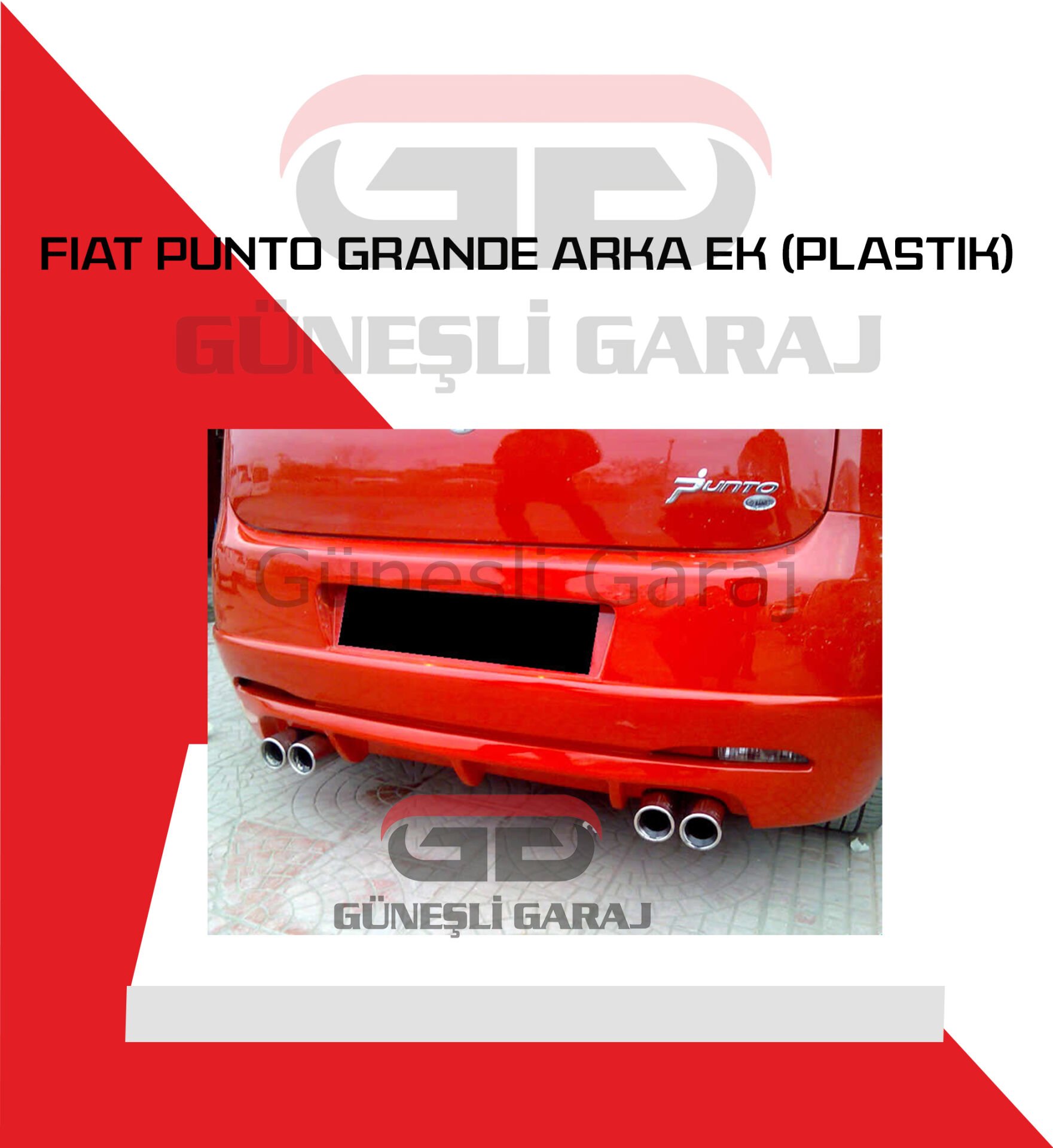 Fiat Punto Grande Arka Ek (Plastik)