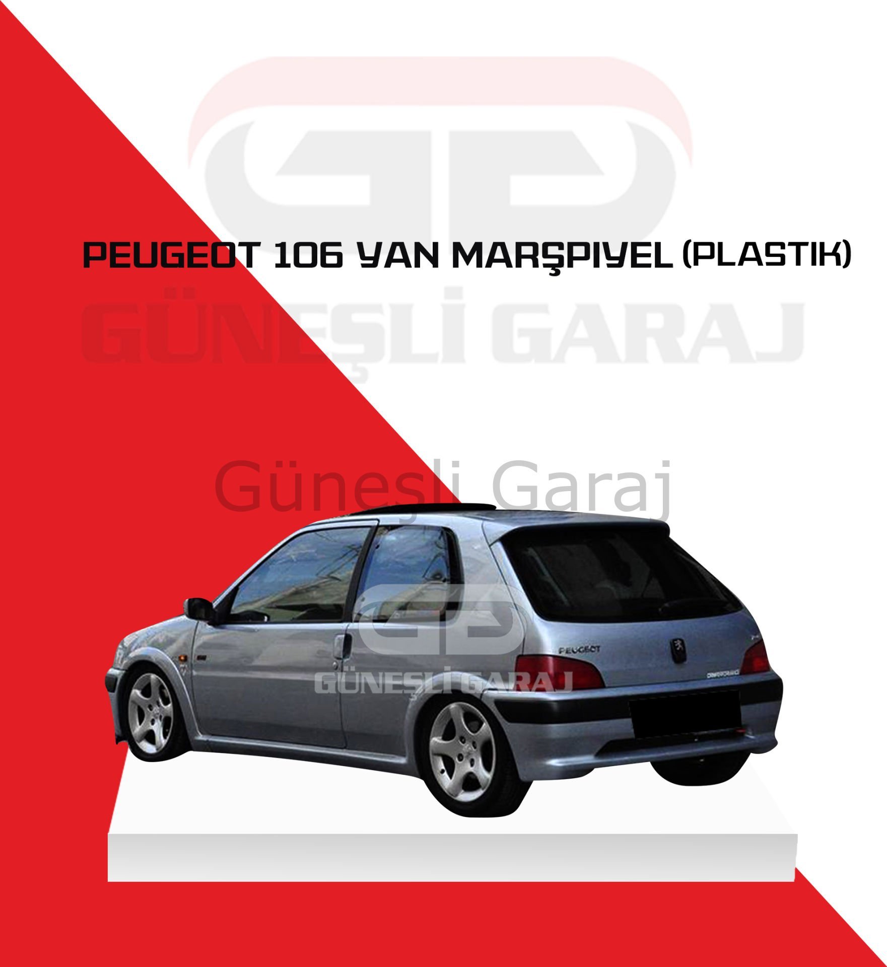 Peugeot 106 Yan Marşpiyel (Plastik)